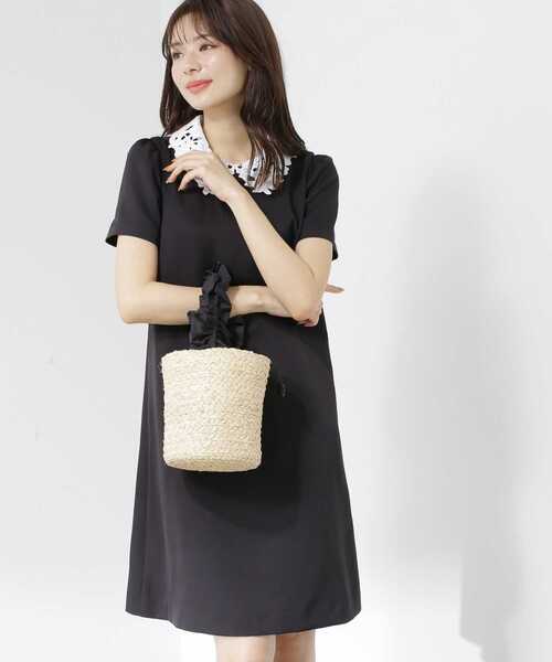 PROPORTION BODY DRESSING(プロポーションボディドレッシング)の「レースカラー取外しワンピース / 1213240502(ワンピース・レディース・ブラック/ベージュ・MEDIUM/SMALL)」の22枚目の写真