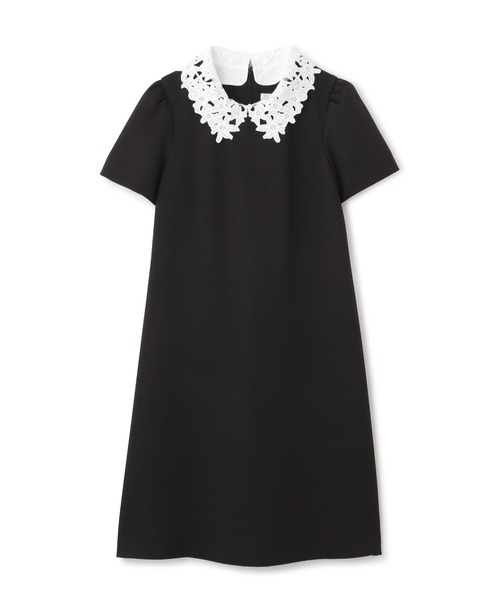 PROPORTION BODY DRESSING(プロポーションボディドレッシング)の「レースカラー取外しワンピース / 1213240502(ワンピース・レディース・ブラック/ベージュ・MEDIUM/SMALL)」の3枚目の写真