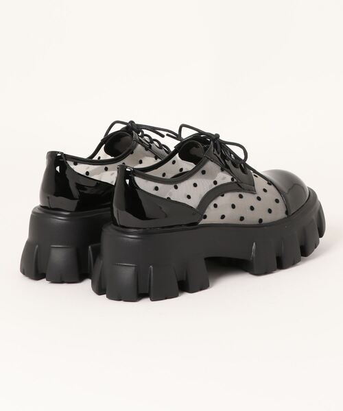 JUMELLE（ジュメロ）の「JMドットレースアップシューズ（ローファー・レディース・ブラック・23.5cm/24.5cm/23.0cm/24.0cm）」の8枚目の写真