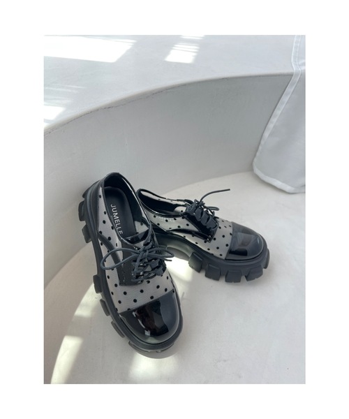JUMELLE（ジュメロ）の「JMドットレースアップシューズ（ローファー・レディース・ブラック・23.5cm/24.5cm/23.0cm/24.0cm）」の17枚目の写真