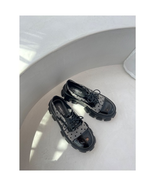 JUMELLE（ジュメロ）の「JMドットレースアップシューズ（ローファー・レディース・ブラック・23.5cm/24.5cm/23.0cm/24.0cm）」の18枚目の写真