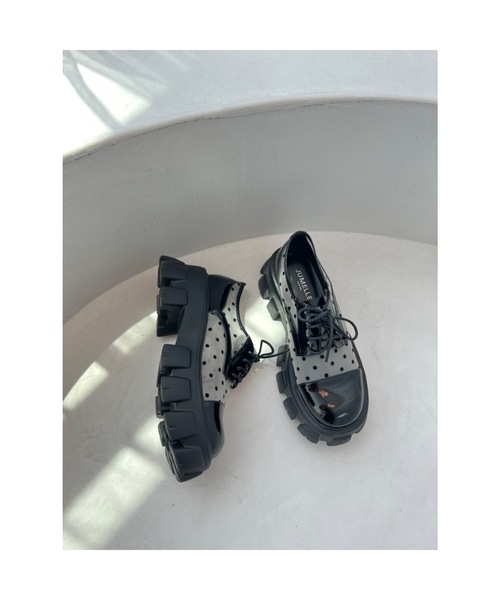 JUMELLE（ジュメロ）の「JMドットレースアップシューズ（ローファー・レディース・ブラック・23.5cm/24.5cm/23.0cm/24.0cm）」の19枚目の写真