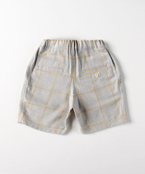 TOMORROWLAND （トゥモローランド）の「ウールチェックパッチポケットショートパンツ（その他パンツ・キッズ・グレー系その他2・5）」の2枚目の写真