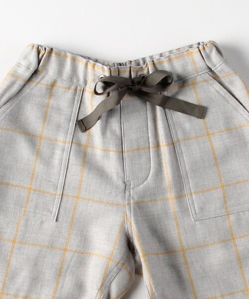 TOMORROWLAND （トゥモローランド）の「ウールチェックパッチポケットショートパンツ（その他パンツ・キッズ・グレー系その他2・5）」の3枚目の写真