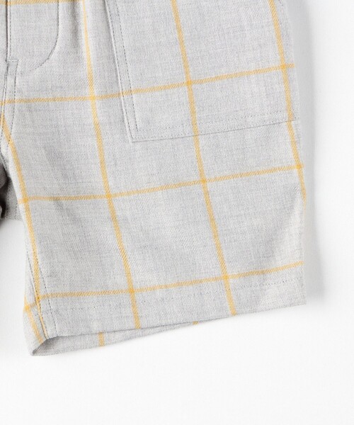 TOMORROWLAND （トゥモローランド）の「ウールチェックパッチポケットショートパンツ（その他パンツ・キッズ・グレー系その他2・5）」の5枚目の写真