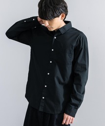 日本製 ナノファイン加工 ブロードレギュラーカラー 長袖シャツ