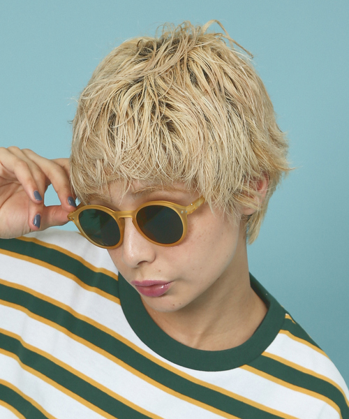 IZIPIZI（イジピジ）の「【IZIPIZI / イジピジ】SUN #D / ボストン型 サングラス / ユニセックス（サングラス・メンズ・ブラック/ネイビー/カーキ/ピンク/イエロー/その他1/その他2/その他3/シルバー/その他4/ゴールド/アイボリー・フリー）」の5枚目の写真