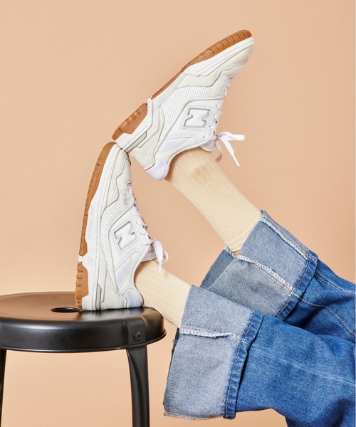 YUQRI（ユクリ）の「【YUQRI】attach broad rib（ソックス/靴下・メンズ・ホワイト/ライトグレー/ベージュ/パープル/ブラウン/オレンジ/ダークグレー/ベージュ系2/ブラック系その他2/ネイビー系2/ブラック系2・S/M）」の7枚目の写真