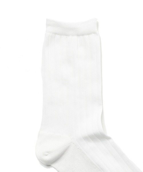 YUQRI（ユクリ）の「【YUQRI】attach broad rib（ソックス/靴下・メンズ・ホワイト/ライトグレー/ベージュ/パープル/ブラウン/オレンジ/ダークグレー/ベージュ系2/ブラック系その他2/ネイビー系2/ブラック系2・S/M）」の20枚目の写真