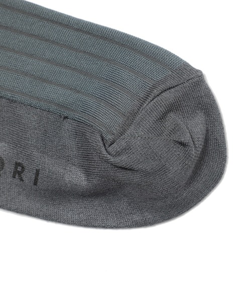 YUQRI（ユクリ）の「【YUQRI】attach broad rib（ソックス/靴下・メンズ・ホワイト/ライトグレー/ベージュ/パープル/ブラウン/オレンジ/ダークグレー/ベージュ系2/ブラック系その他2/ネイビー系2/ブラック系2・S/M）」の13枚目の写真