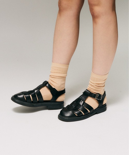 YUQRI（ユクリ）の「【YUQRI】attach broad rib（ソックス/靴下・メンズ・ホワイト/ライトグレー/ベージュ/パープル/ブラウン/オレンジ/ダークグレー/ベージュ系2/ブラック系その他2/ネイビー系2/ブラック系2・S/M）」の18枚目の写真