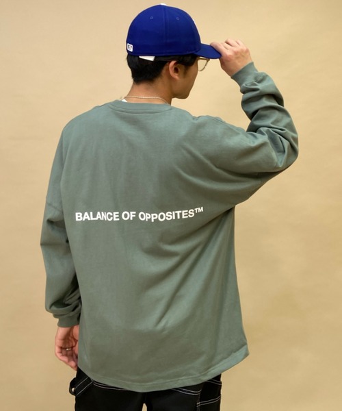 RVCA（ルーカ）の「RVCA/ルーカ ロゴロンT オーバーサイズ ドロップショルダー BD042-064（Tシャツ/カットソー・メンズ・カーキ/ブラック×ブラック/ホワイト×ブラック・M/S/L）」の16枚目の写真