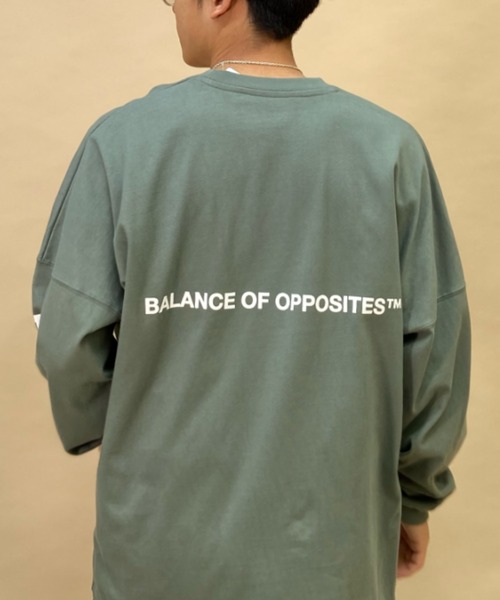 RVCA（ルーカ）の「RVCA/ルーカ ロゴロンT オーバーサイズ ドロップショルダー BD042-064（Tシャツ/カットソー・メンズ・カーキ/ブラック×ブラック/ホワイト×ブラック・M/S/L）」の17枚目の写真