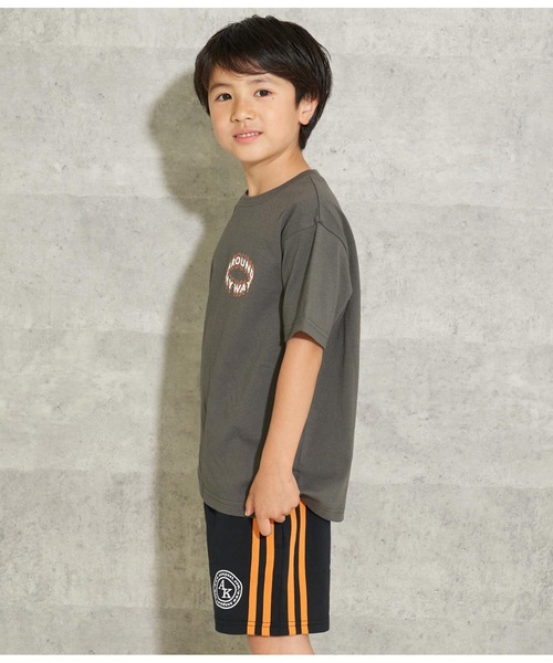 ANAP kids(アナップキッズ)の「バックプリントビッグTシャツ【親子お揃い】(Tシャツ/カットソー・キッズ・ホワイト/ライトグレー/スミクロ・110cm/100cm/120cm/130cm)」の6枚目の写真