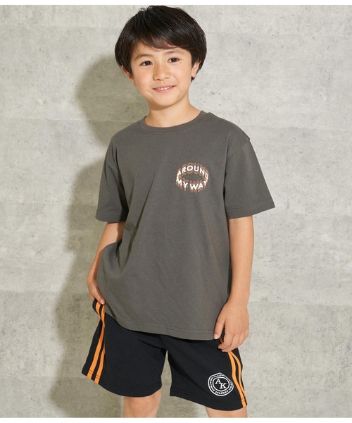 ANAP kids(アナップキッズ)の「バックプリントビッグTシャツ【親子お揃い】(Tシャツ/カットソー・キッズ・ホワイト/ライトグレー/スミクロ・110cm/100cm/120cm/130cm)」の4枚目の写真