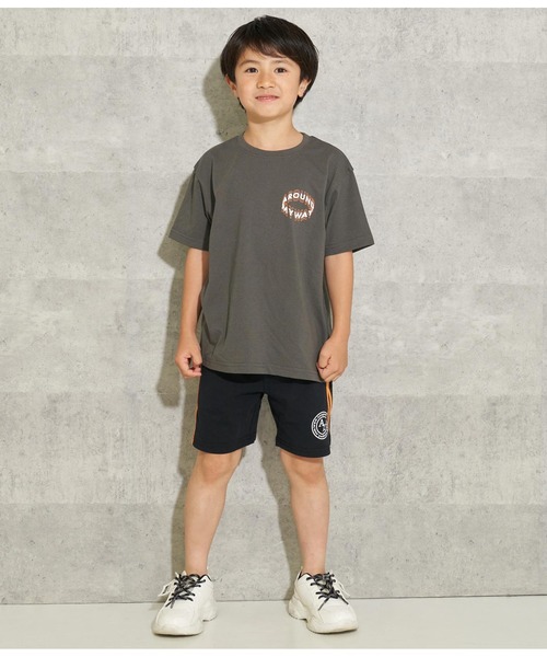 ANAP kids(アナップキッズ)の「バックプリントビッグTシャツ【親子お揃い】(Tシャツ/カットソー・キッズ・ホワイト/ライトグレー/スミクロ・110cm/100cm/120cm/130cm)」の7枚目の写真