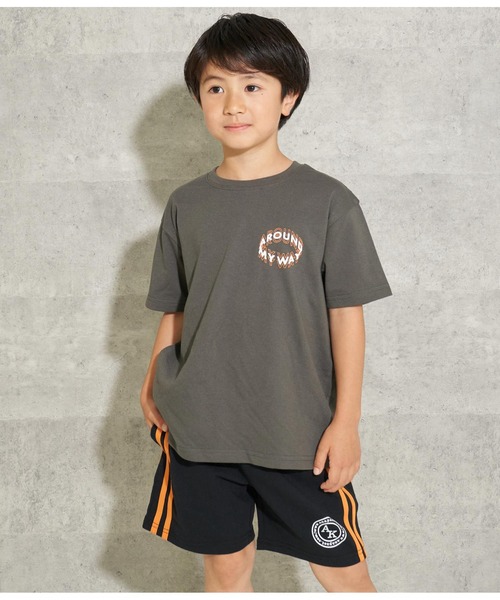 ANAP kids(アナップキッズ)の「バックプリントビッグTシャツ【親子お揃い】(Tシャツ/カットソー・キッズ・ホワイト/ライトグレー/スミクロ・110cm/100cm/120cm/130cm)」の15枚目の写真