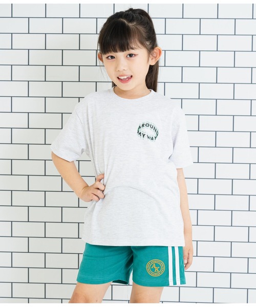 ANAP kids(アナップキッズ)の「バックプリントビッグTシャツ【親子お揃い】(Tシャツ/カットソー・キッズ・ホワイト/ライトグレー/スミクロ・110cm/100cm/120cm/130cm)」の16枚目の写真