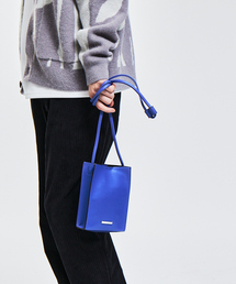 ABAHOUSE GRAY（アバハウスグレイ）の「【AH ABAHOUSE】エコレザー スクエア ミニショルダー バッグ / ポシェット（ショルダーバッグ）」