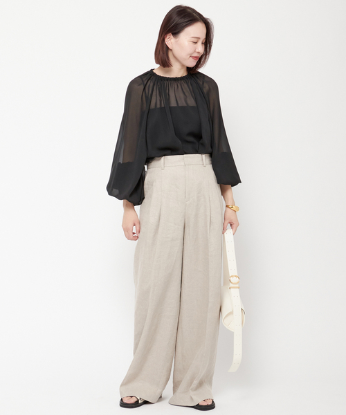 シアーブラウス（シャツ/ブラウス）｜AP STUDIO（エーピーストゥディオ