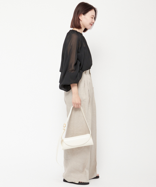 シアーブラウス(シャツ/ブラウス)|AP STUDIO(エーピーストゥディオ シアーブラウス(シャツ/ブラウス)|AP STUDIO(エーピーストゥディオ