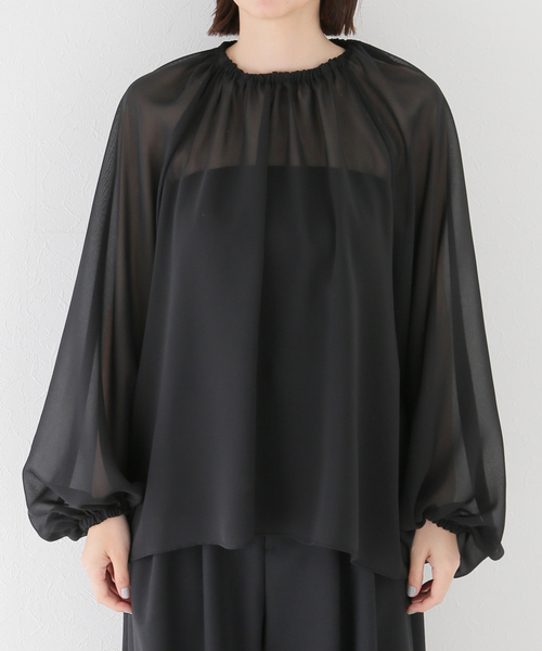 トップス AP STUDIO Dramatic Blouse Dramatic Blouse（シャツ／ブラウス）｜AP STUDIO（エーピー