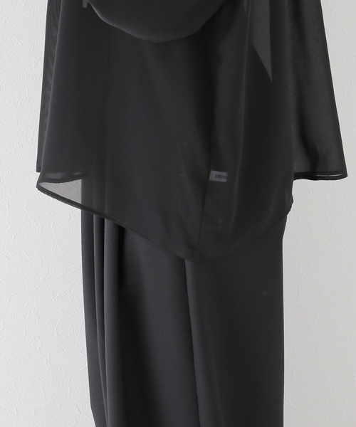 AP STUDIO購入★Garment dye Voile ブラウス シアーブラウス（シャツ/ブラウス）｜AP STUDIO（エーピーストゥディオ