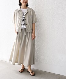 THOUSAND MILE | * 〈洗濯機可能〉THOUSANDMILE 撥水 シャツ セットアップ◆(シャツ/ブラウス)