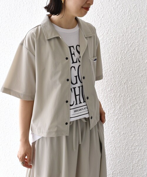 THOUSAND MILE(サウザンドマイル)の「* 〈洗濯機可能〉THOUSANDMILE 撥水 シャツ セットアップ◆(シャツ/ブラウス・レディース・ライトグレー/ブラック/ダークグレー・ONE SIZE)」の18枚目の写真