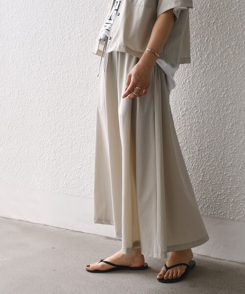 THOUSAND MILE(サウザンドマイル)の「* 〈洗濯機可能〉THOUSANDMILE 撥水 シャツ セットアップ◆(シャツ/ブラウス・レディース・ライトグレー/ブラック/ダークグレー・ONE SIZE)」の9枚目の写真