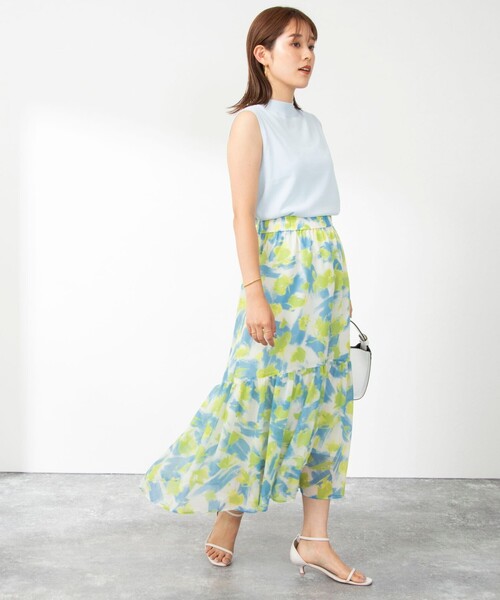 NOLLEY'S Sophi（ノーリーズソフィ）の「シフォン楊柳ペイント