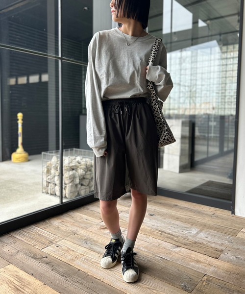 Kotoe（コトエ）の「【UNISEX】 ハーフパンツ レディース メンズ（その他パンツ・レディース・グレー/ブラック・M/L）」の4枚目の写真