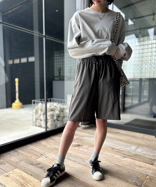 Kotoe（コトエ）の「【UNISEX】 ハーフパンツ レディース メンズ（その他パンツ・レディース・グレー/ブラック・M/L）」の6枚目の写真