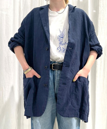 美品　ジャーナルスタンダードラックス　ネイビー　ジャケット TWツイル ジャケット（テーラードジャケット）｜journal