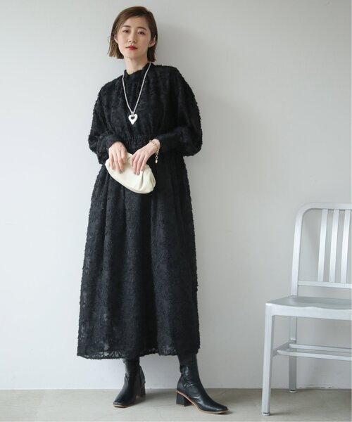 ReMIT（レミット）の「ジャガードドロストワンピース（ワンピース