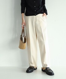 Demi-Luxe BEAMS | Demi-Luxe BEAMS / クラシックツイル ワイドパンツ(その他パンツ)