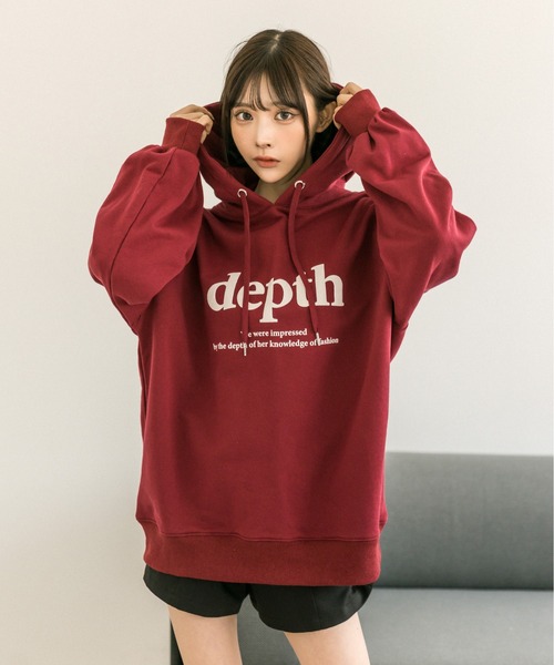 OLIVE des OLIVE(オリーブデオリーブ)の「カラフルパーカー 1032060070(パーカー・レディース・ボルドー/ブラック/オフホワイト/ネイビー/トップグレー/ピンク・FREE)」の10枚目の写真