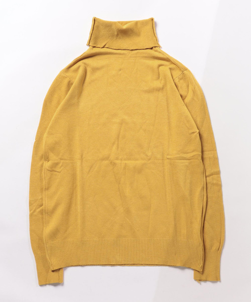 aimoha（アイモハ）の「ハイネック　ニットトップス（ニット/セーター・レディース・レッド/キャメル/グレー/ブラック/ホワイト/イエロー・MEDIUM/X-LARGE/LARGE）」の10枚目の写真