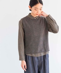 D（ディー）の「ラムウールシンプルベスト（ベスト）」