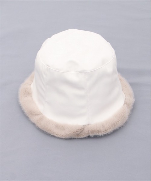 axes femme POETIQUE（アクシーズファムポエティック）の「リバーシブルバケットハット（ハット・レディース・ベージュ/ブラック・FREE）」の2枚目の写真