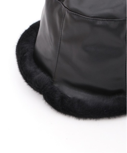 axes femme POETIQUE（アクシーズファムポエティック）の「リバーシブルバケットハット（ハット・レディース・ベージュ/ブラック・FREE）」の6枚目の写真