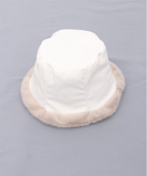 axes femme POETIQUE（アクシーズファムポエティック）の「リバーシブルバケットハット（ハット・レディース・ベージュ/ブラック・FREE）」の9枚目の写真