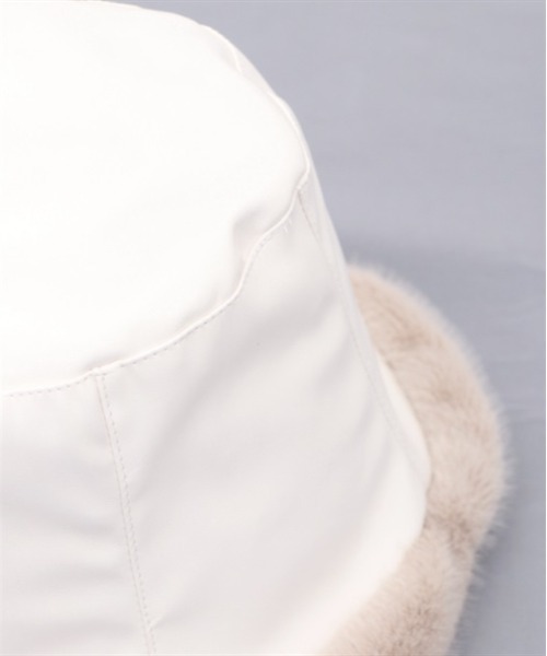 axes femme POETIQUE（アクシーズファムポエティック）の「リバーシブルバケットハット（ハット・レディース・ベージュ/ブラック・FREE）」の11枚目の写真