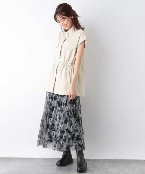 GLOBAL WORK（グローバルワーク）の「ミリタリー2WAYブルゾン/967579（ミリタリージャケット・レディース・カーキ/ブラック/オフホワイト・FREE）」の10枚目の写真