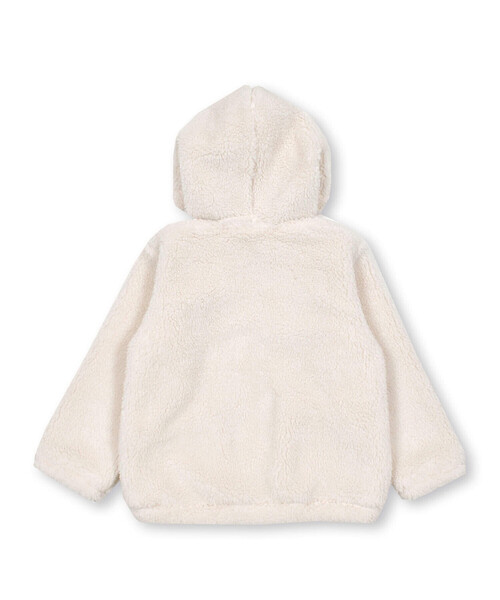 SLAP SLIP（スラップスリップ）の「ウサギ耳フード付きボアパーカー(80~130cm)（パーカー・キッズ・ピンク/オフホワイト・100cm/90cm/110cm/120cm/130cm/80ｃｍ）」の6枚目の写真