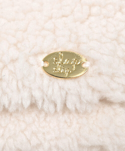 SLAP SLIP（スラップスリップ）の「ウサギ耳フード付きボアパーカー(80~130cm)（パーカー・キッズ・ピンク/オフホワイト・100cm/90cm/110cm/120cm/130cm/80ｃｍ）」の14枚目の写真