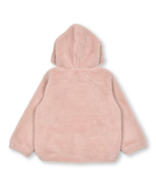 SLAP SLIP（スラップスリップ）の「ウサギ耳フード付きボアパーカー(80~130cm)（パーカー・キッズ・ピンク/オフホワイト・100cm/90cm/110cm/120cm/130cm/80ｃｍ）」の7枚目の写真