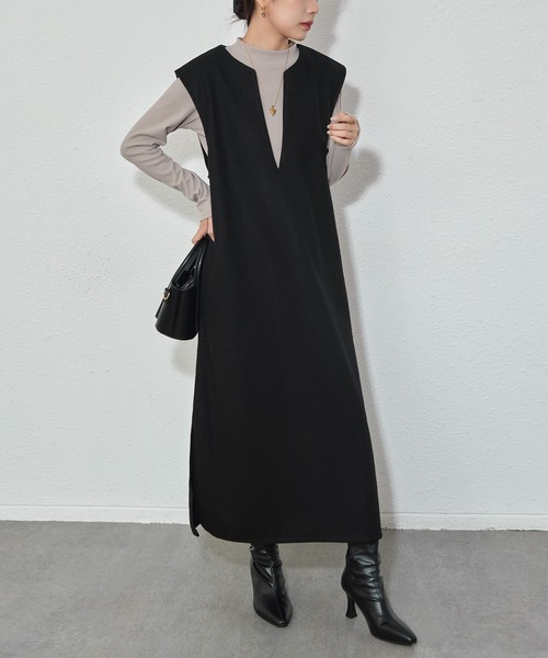 MAISON DE THERESE(メゾン ド テレーズ)の「ジャンパースカート(ジャンパースカート・レディース・ブラック/ベージュ・M)」の14枚目の写真
