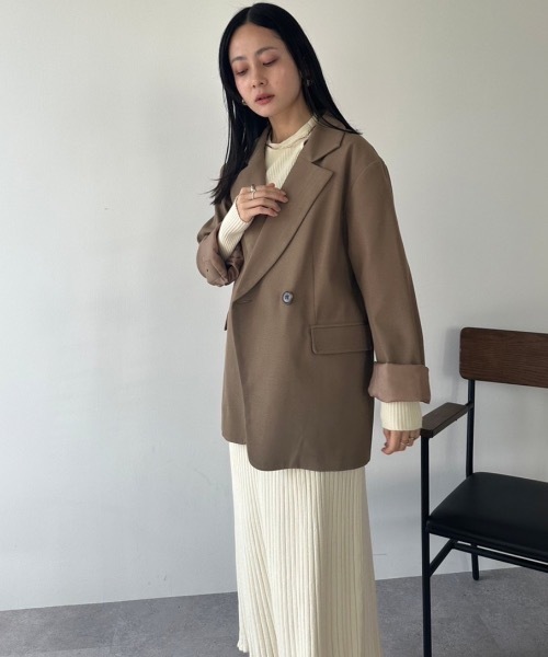 DRWCYS（ドロシーズ）の「ベルト付きテーラードジャケット（テーラードジャケット・レディース・ブラウン/ブラック・FREE）」の21枚目の写真
