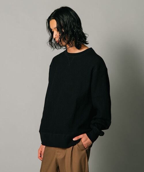 JEMORGAN（ジェーイーモーガン）の「【JEMORGAN/ジェーイーモーガン】オーバーサイズ　ビッグシルエット　ヘビーウェイト　ワッフル　トレーナー（スウェット・メンズ・ブラック/杢グレー/マスタード/カーキ・X-LARGE/LARGE/MEDIUM）」の22枚目の写真